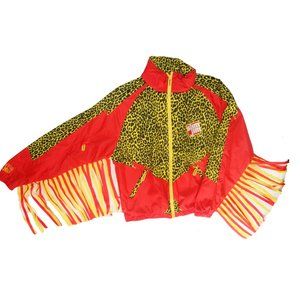 Unisex Slim Jim Brand Fringe Jacket By Tipsy Elves